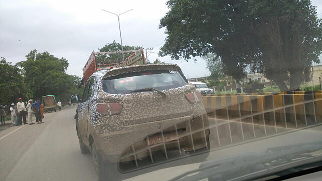 Mahindra S101 spotted in production guise near Nashik