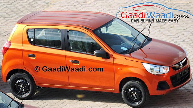 Maruti Suzuki Alto K10 facelift spied undisguised; Interiors revealed