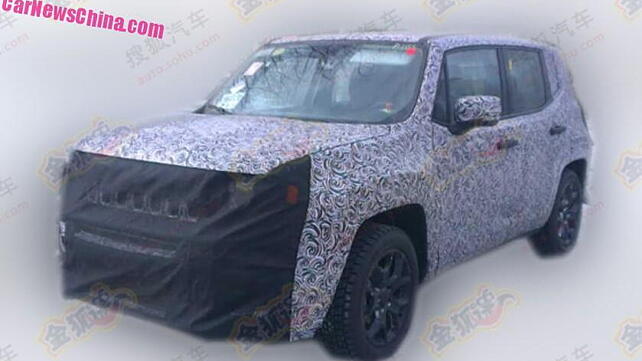 Jeep Renegade spotted on test in China
