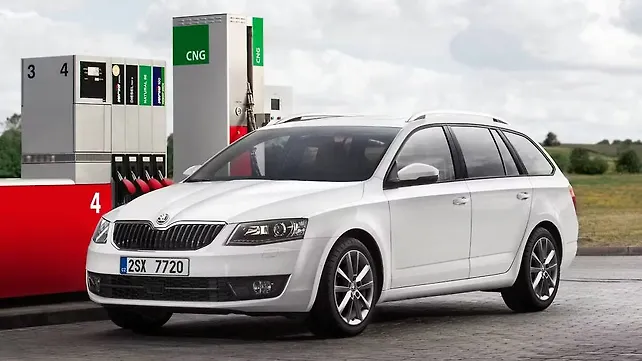 Skoda showcases the CNG-powered Octavia G-TEC at the Geneva Motor Show Skoda showcases the CNG-powered Octavia G-TEC at the Geneva Motor Show