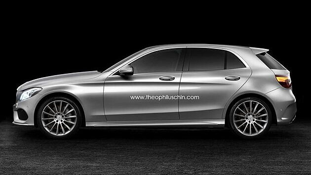 Mercedes-Benz C-Class hatchback rendered