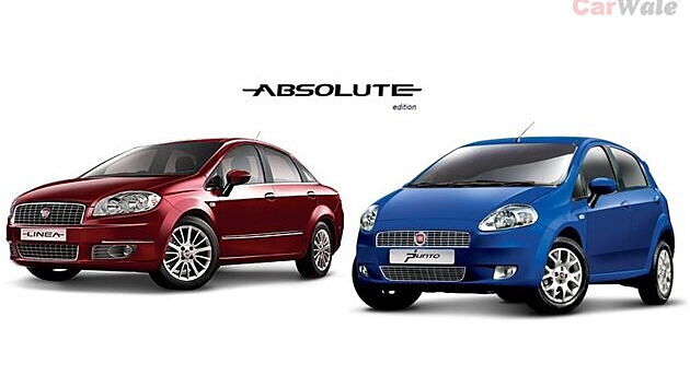 Fiat Linea and Punto ‘Absolute’ edition offered with free accessories worth Rs 25,000