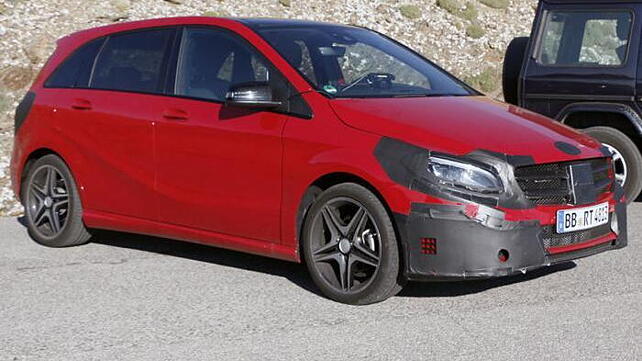 Mercedes-Benz B-Class facelift spied