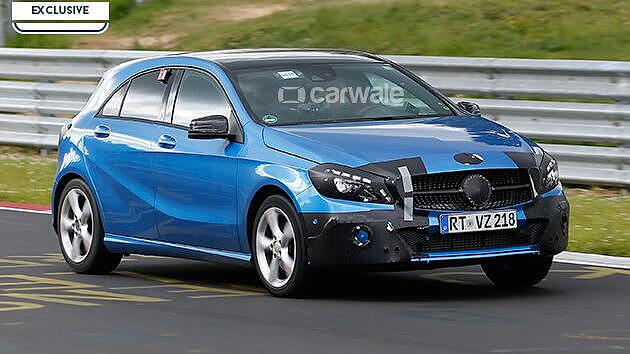 2016 Mercedes-Benz A-Class spotted testing at the Nurburgring