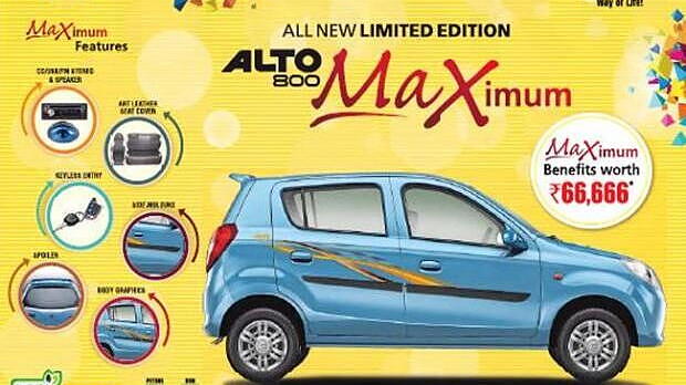 Maruti Suzuki launches Alto 800 Maximum