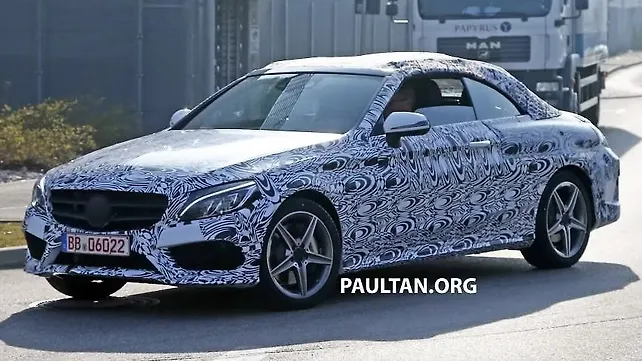 Mercedes-Benz C-Class Cabriolet spied Mercedes-Benz C-Class Cabriolet spied