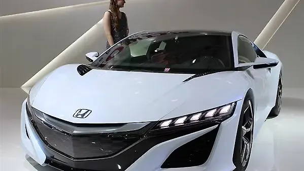 Honda NSX concept at the Auto Expo Honda NSX concept at the Auto Expo