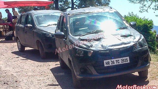 Maruti Suzuki Alto K10 facelift spotted testing for the first time