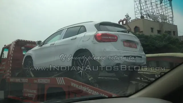 Mercedes-Benz GLA spotted for the first time in India Mercedes-Benz GLA spotted for the first time in India