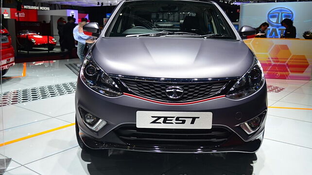 Tata Zest showcased at the Geneva Motor Show
