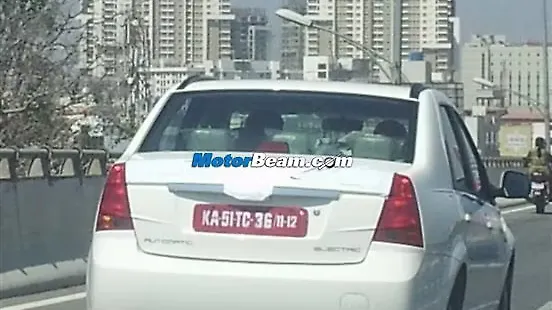 Mahindra Verito Electric spotted testing in Bangalore Mahindra Verito Electric spotted testing in Bangalore