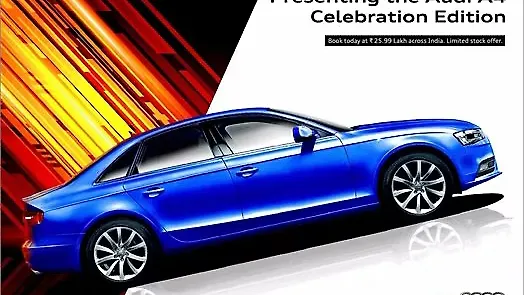 Audi A4 Celebration Edition launched for Rs 25.99 lakh Audi A4 Celebration Edition launched for Rs 25.99 lakh