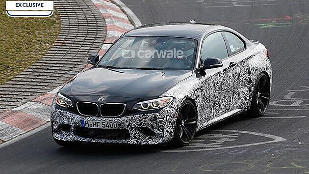 BMW M2 spied testing at the Nurburgring