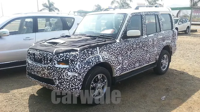 Mahindra’s facelifted Scorpio spotted on test Mahindra’s facelifted Scorpio spotted on test