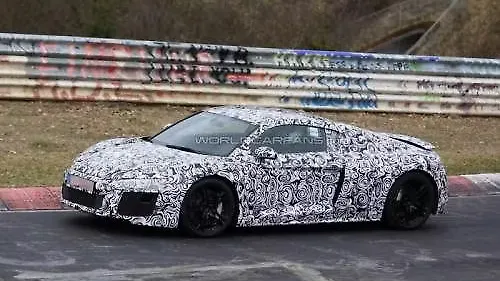All-new Audi R8 spied testing in Nurburgring All-new Audi R8 spied testing in Nurburgring