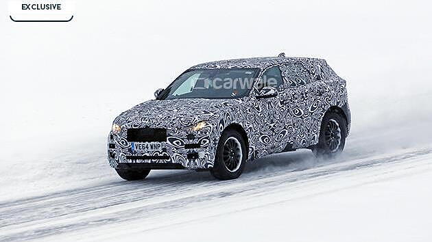 Jaguar F-Pace SUV spied on test again