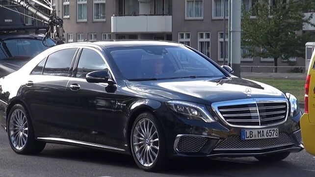 2014 Mercedes-Benz S65 AMG spotted sans camouflage prior to global unveil