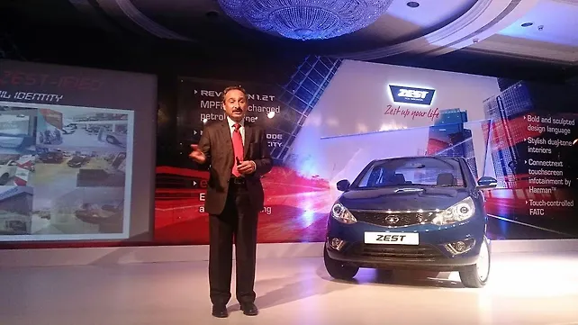 Tata Zest launched in India for an introductory price of Rs 4.64 lakh Tata Zest launched in India for an introductory price of Rs 4.64 lakh