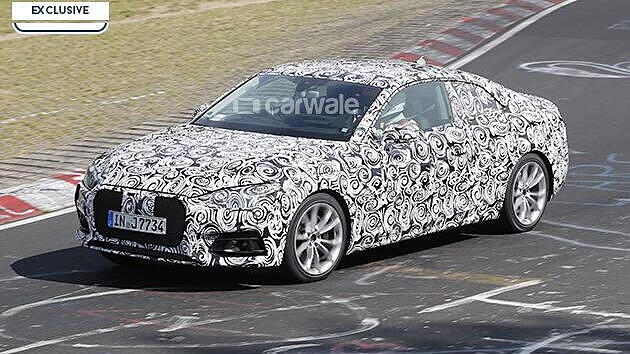Audi S5 spotted testing at the Nurburgring