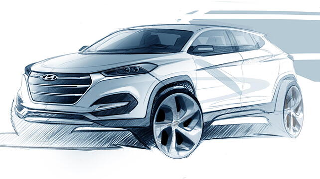 Hyundai shows off first design sketch of the new Tucson SUV