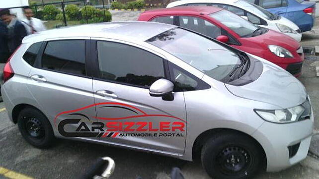 2014 Honda Jazz spotted testing in India