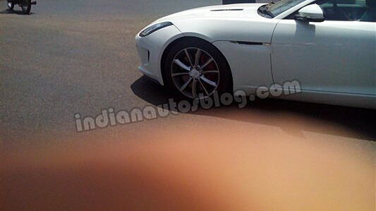 Jaguar F-Type spied in Pune