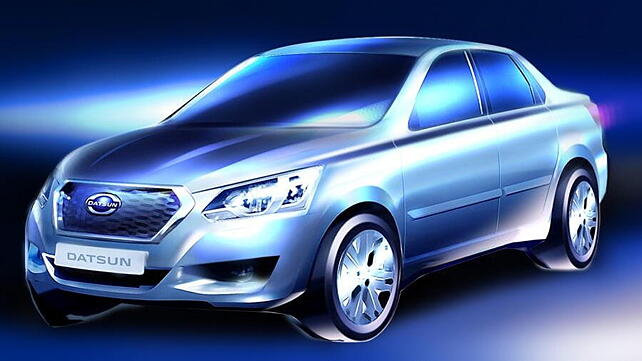 Datsun’s first car model for Russia to be shown on April 4; Sketch revealed 