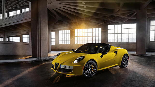 Alfa Romeo 4C Spider now on sale in the UK