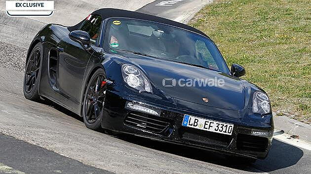 2017 Porsche Boxster spotted at the Nurburgring