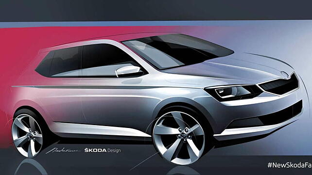 Skoda officially releases sketch of the upcoming generation Fabia