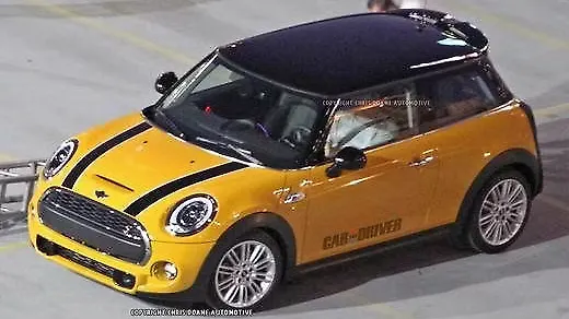 2014 Mini Cooper spotted sans camouflage during photo shoot 2014 Mini Cooper spotted sans camouflage during photo shoot