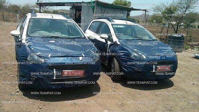 Fiat Avventura spotted testing in India