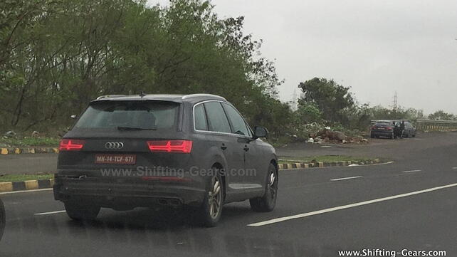 Has Audi started testing the SQ7 in India?