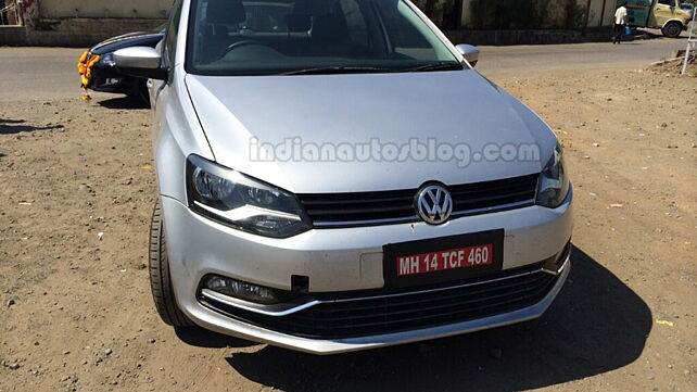 New Volkswagen Polo facelift spied in India 
