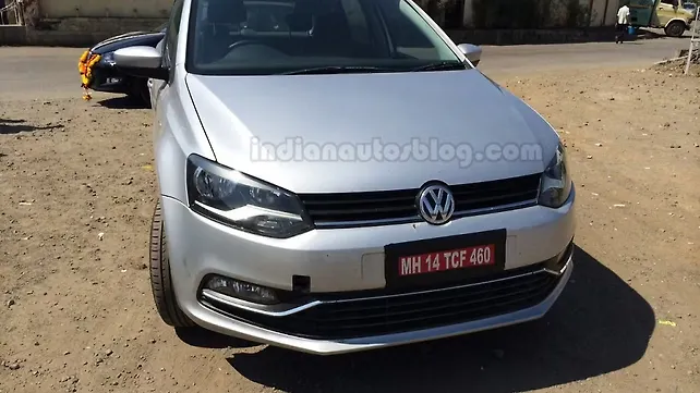 New Volkswagen Polo facelift spied in India New Volkswagen Polo facelift spied in India