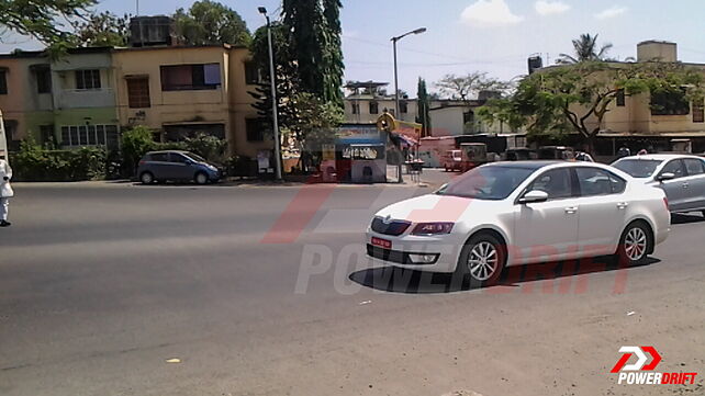 2013 Skoda Octavia spied testing in Pune