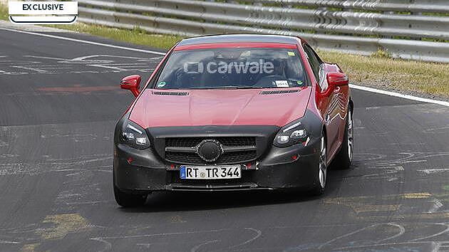 Mercedes-Benz SLC spotted testing at Nurburgring