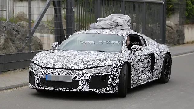 2015 Audi R8 spotted testing again 2015 Audi R8 spotted testing again