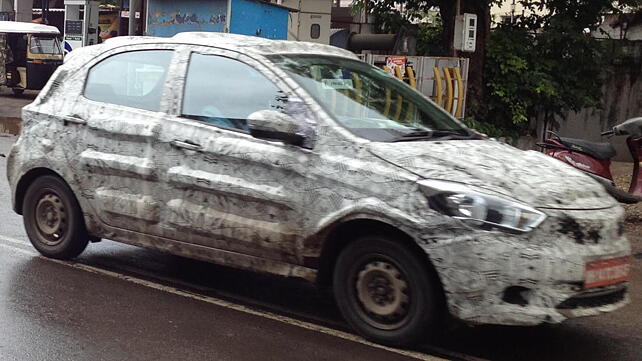 Tata's upcoming new Kite hatchback spotted on test