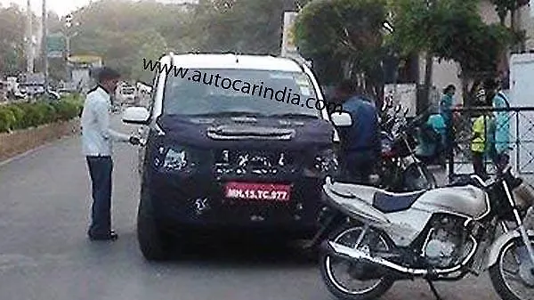 Mahindra Quanto facelift spotted testing in Nashik Mahindra Quanto facelift spotted testing in Nashik