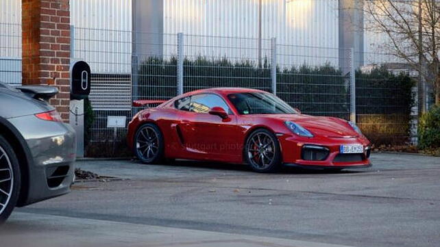 Porsche Cayman GT4 spotted on road for the first time