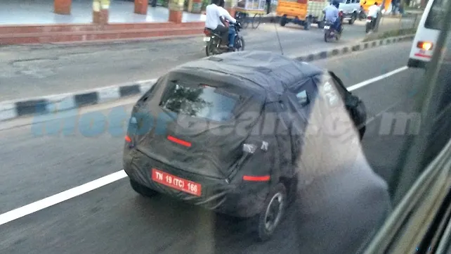 Renault Kayou (XBA) spotted testing in India Renault Kayou (XBA) spotted testing in India