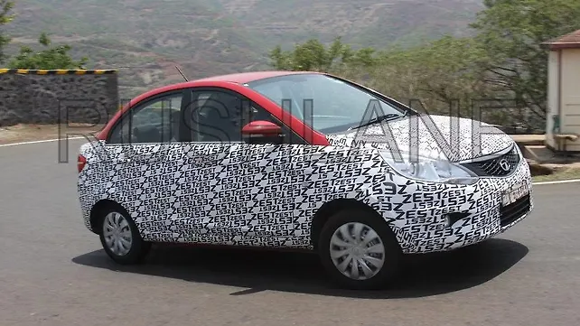 Tata Zest spotted testing again Tata Zest spotted testing again