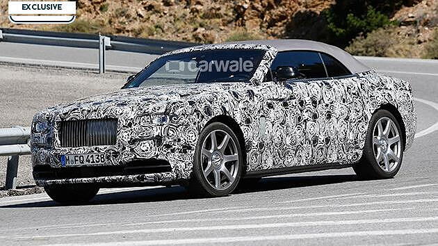 Rolls-Royce Dawn convertible spotted on test