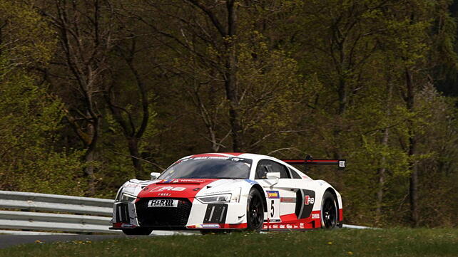 New Audi R8 LMS takes maiden race victory at the Nurburgring