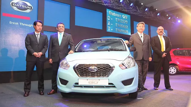 Datsun GO launched in India for Rs 3.12 lakh Datsun GO launched in India for Rs 3.12 lakh