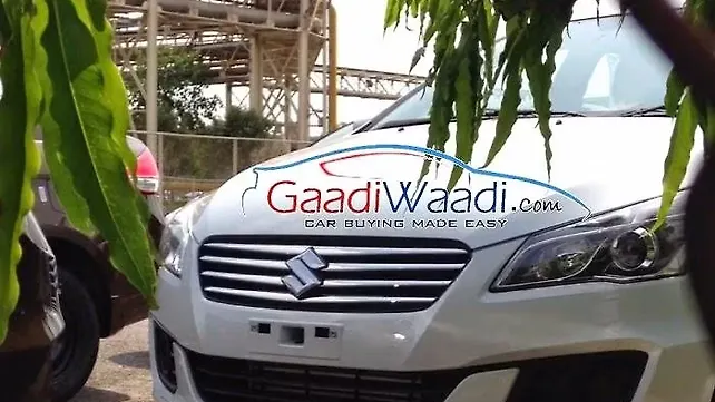 Maruti Suzuki Ciaz spotted completely undisguised in the company’s factory yard Maruti Suzuki Ciaz spotted completely undisguised in the company’s factory yard