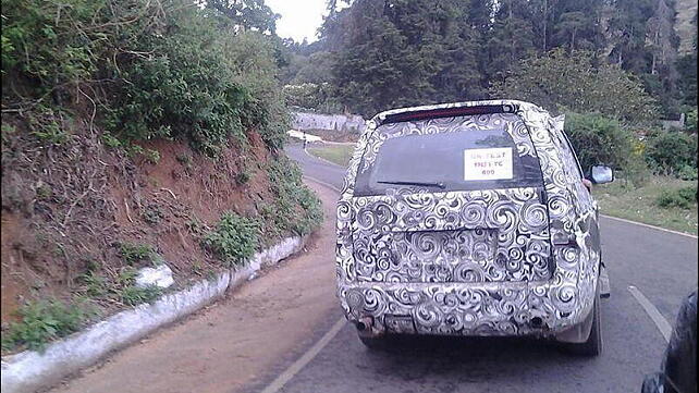 Tata Safari Storme spied in Ooty