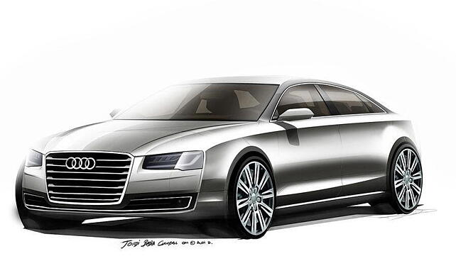 2014 Audi A8 teased via official sketches