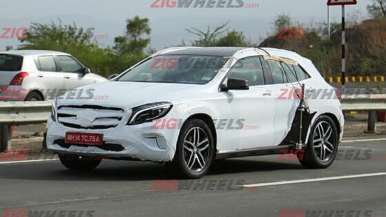 Mercedes-Benz GLA spotted testing in India